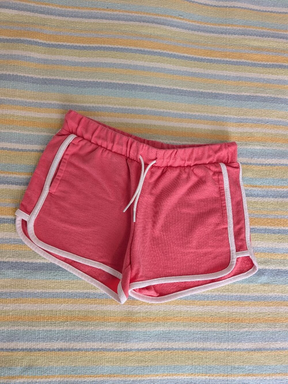 Girl's Old Navy Coral dolphin-hem shorts large 10/12